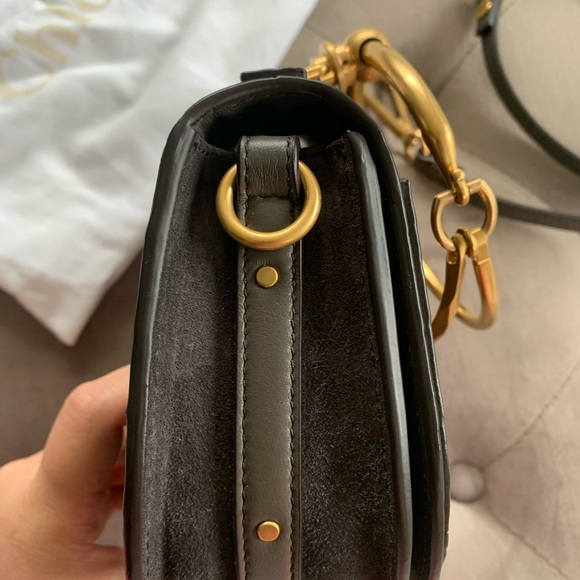 🚫⛔️SOLD⛔️🚫CHLOE Crocodile Embossed Nile Bag - Picture 7 of 9